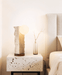 Terra Travertine Orb Table Lamp - Simprolos