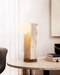 Terra Travertine Orb Table Lamp - Simprolos