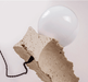 Terra Travertine Orb Table Lamp - Simprolos