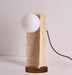 Terra Travertine Orb Table Lamp - Simprolos