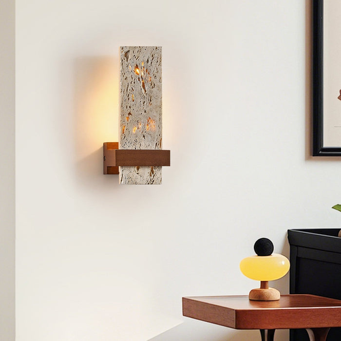 Terra Travertine Wall Light - Simprolos
