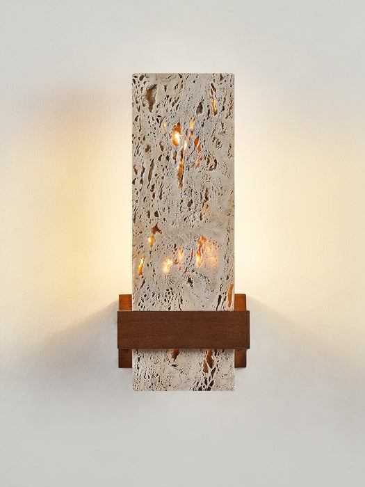 Terra Travertine Wall Light - Simprolos