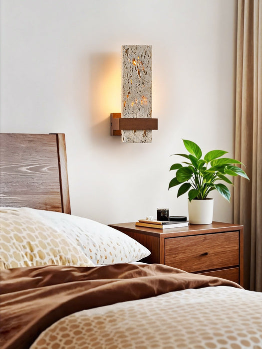 Terra Travertine Wall Light - Simprolos