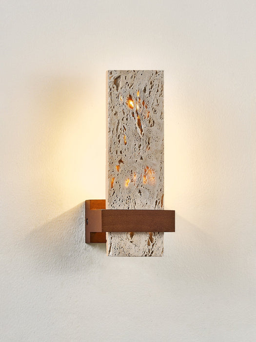 Terra Travertine Wall Light - Simprolos