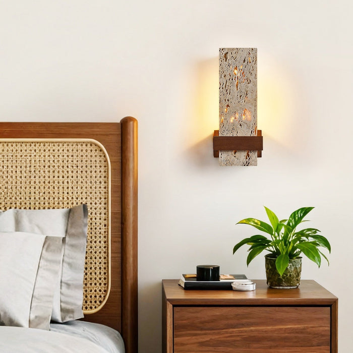 Terra Travertine Wall Light - Simprolos