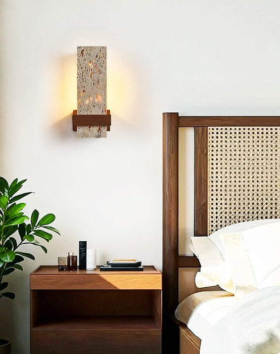 Terra Travertine Wall Light - Simprolos