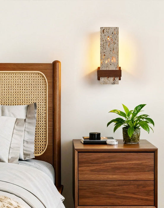 Terra Travertine Wall Light - Simprolos