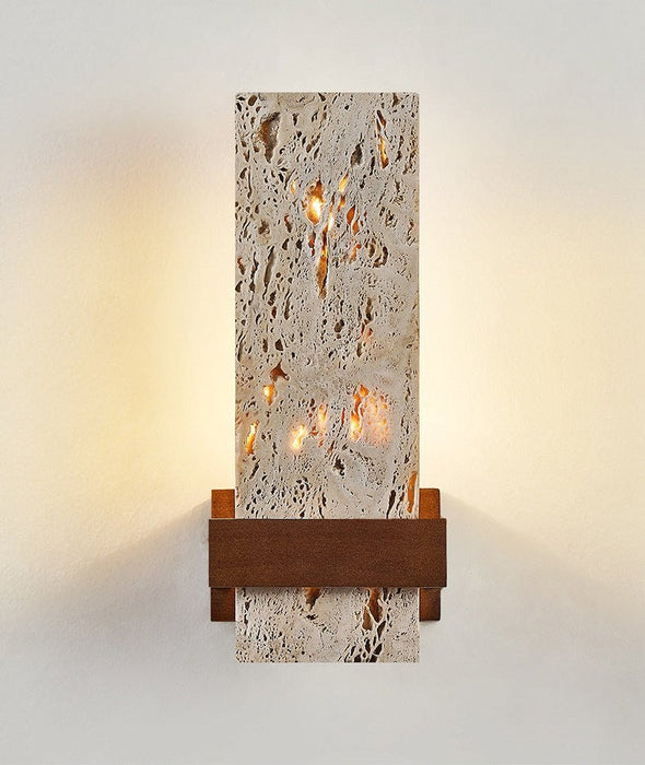 Terra Travertine Wall Light - Simprolos