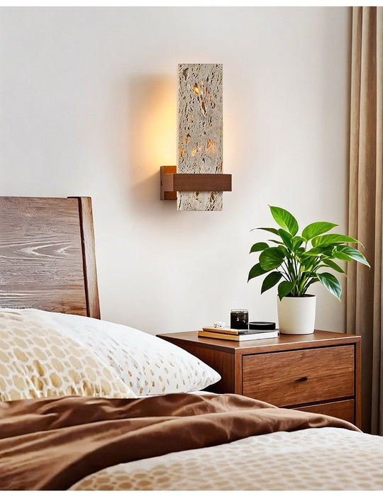Terra Travertine Wall Light - Simprolos