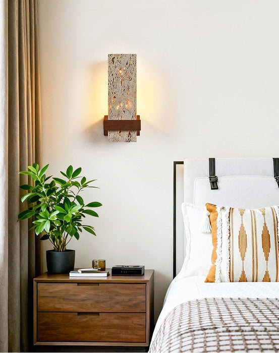 Terra Travertine Wall Light - Simprolos