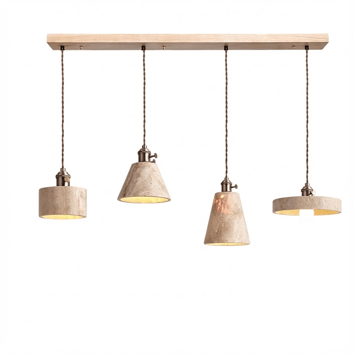 Terraform Travertine Pendant Light - Simprolos