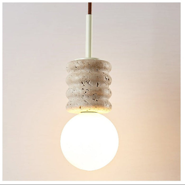 Terrava Stone Pendant Light - Simprolos