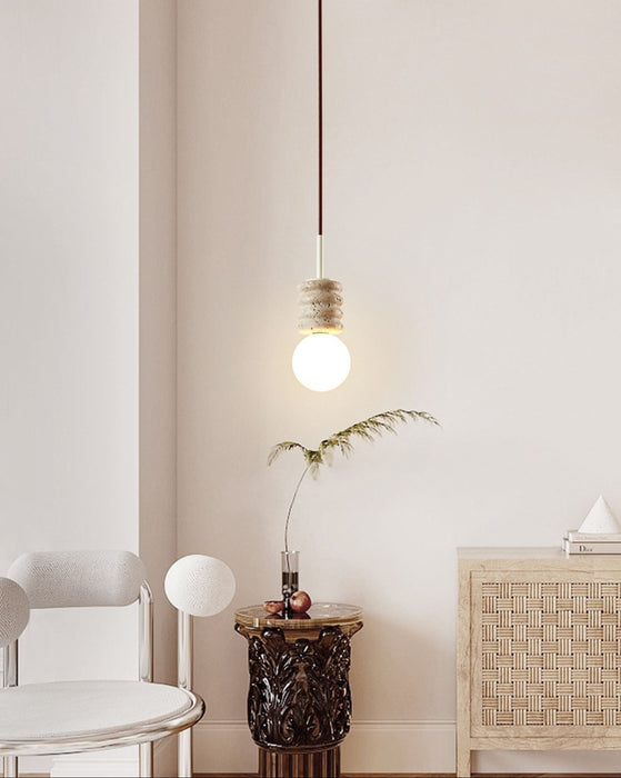 Terrava Stone Pendant Light - Simprolos