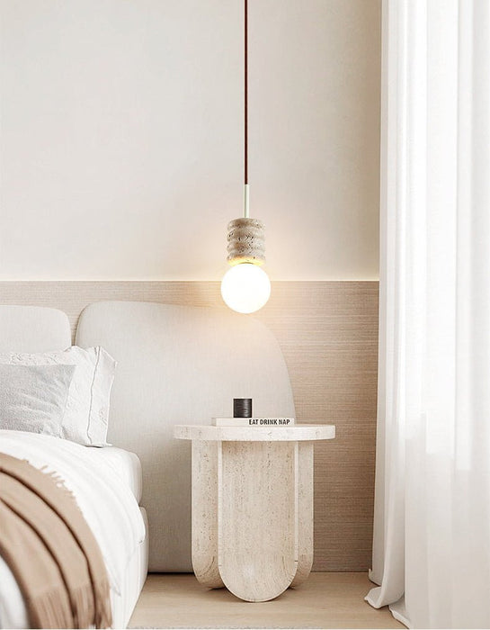 Terrava Stone Pendant Light - Simprolos