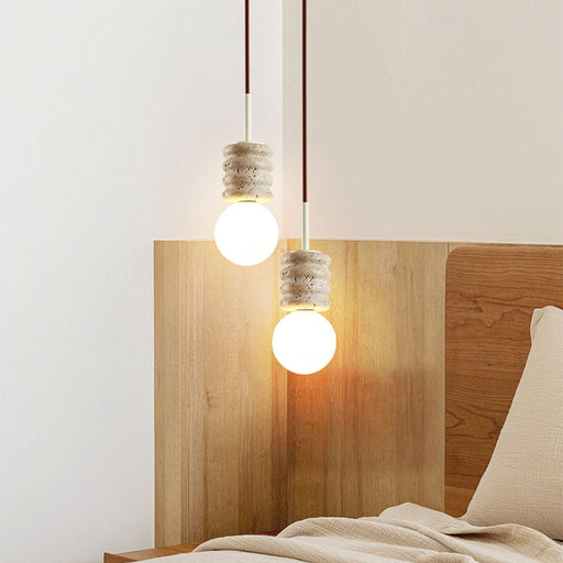 Terrava Stone Pendant Light - Simprolos