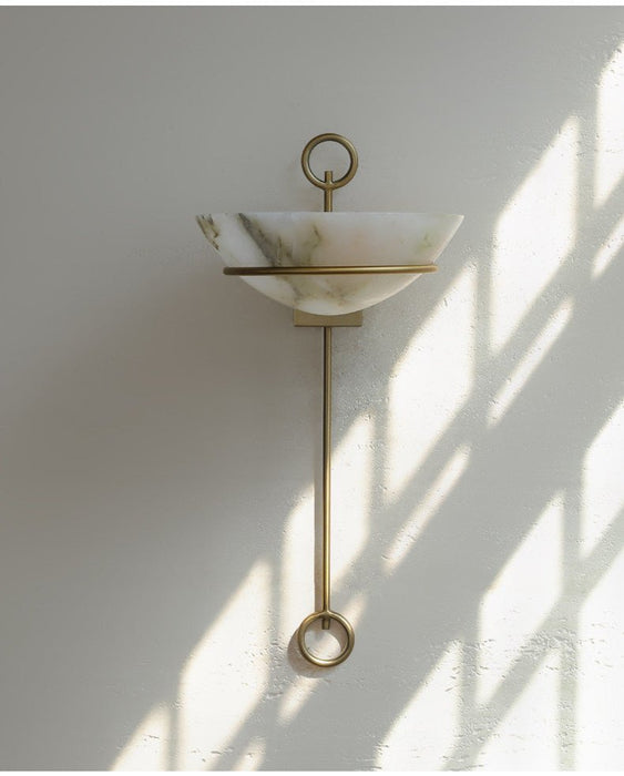 Tether Alabaster Wall Light - Simprolos