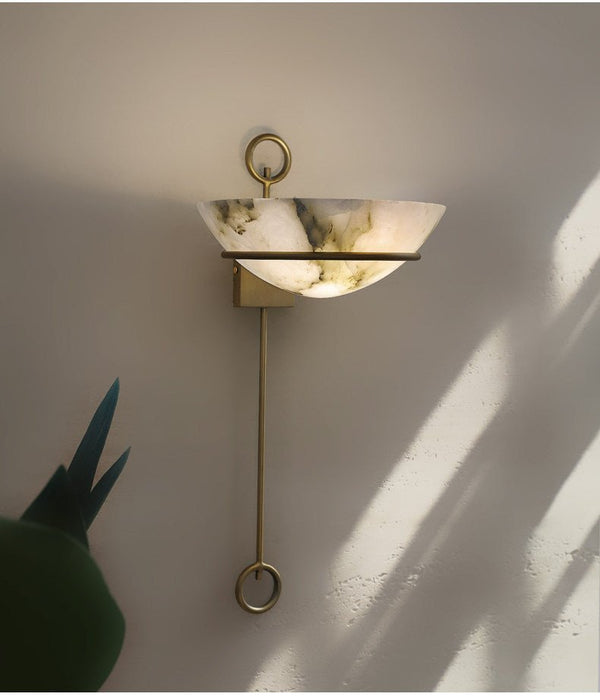 Tether Alabaster Wall Light - Simprolos