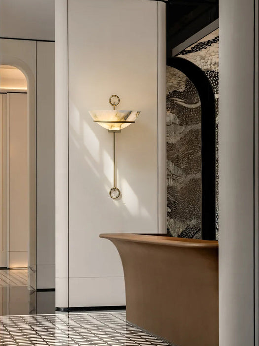 Tether Alabaster Wall Light - Simprolos