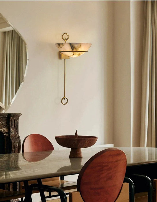 Tether Alabaster Wall Light - Simprolos