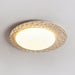 Textured Organic Travertine Ceiling Lamp - Simprolos