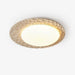 Textured Organic Travertine Ceiling Lamp - Simprolos