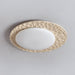 Textured Organic Travertine Ceiling Lamp - Simprolos