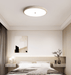 Textured Travertine Disk Ceiling Light - Simprolos