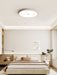 Textured Travertine Disk Ceiling Light - Simprolos