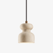 Textured Travertine Gourd Pendant Light - Simprolos