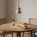 Textured Travertine Gourd Pendant Light - Simprolos