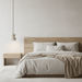 Textured Travertine Gourd Pendant Light - Simprolos