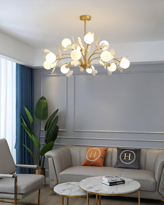 Thalassa Gingko Chandelier - Simprolos