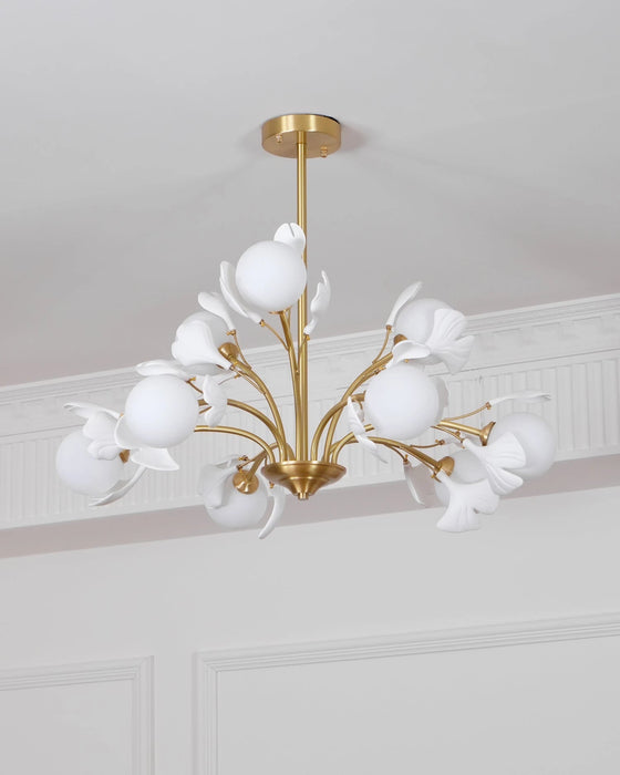 Thalassa Gingko Chandelier - Simprolos