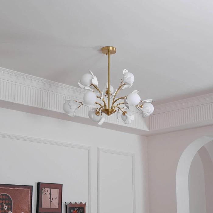Thalassa Gingko Chandelier - Simprolos