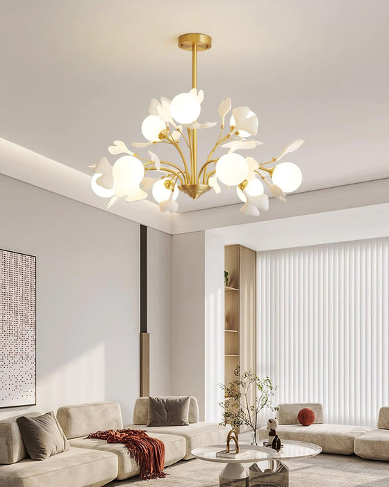 Thalassa Gingko Chandelier - Simprolos