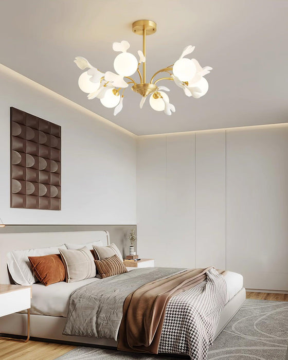 Thalassa Gingko Chandelier - Simprolos