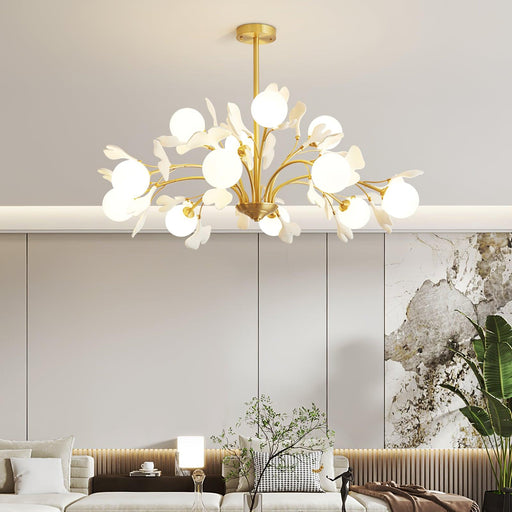 Thalassa Gingko Chandelier - Simprolos
