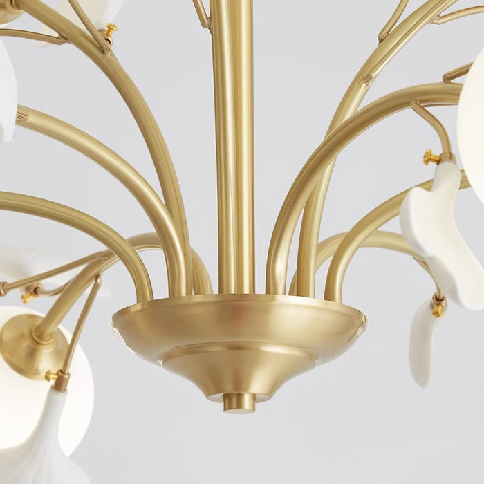 Thalassa Gingko Chandelier - Simprolos