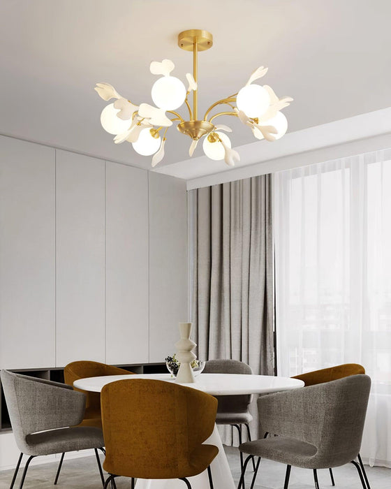 Thalassa Gingko Chandelier - Simprolos