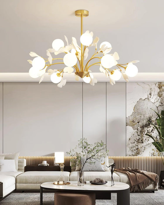 Thalassa Gingko Chandelier - Simprolos