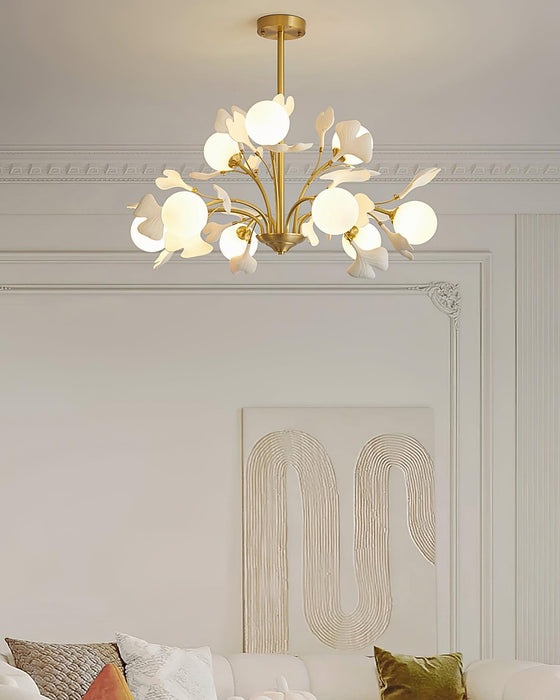Thalassa Gingko Chandelier - Simprolos