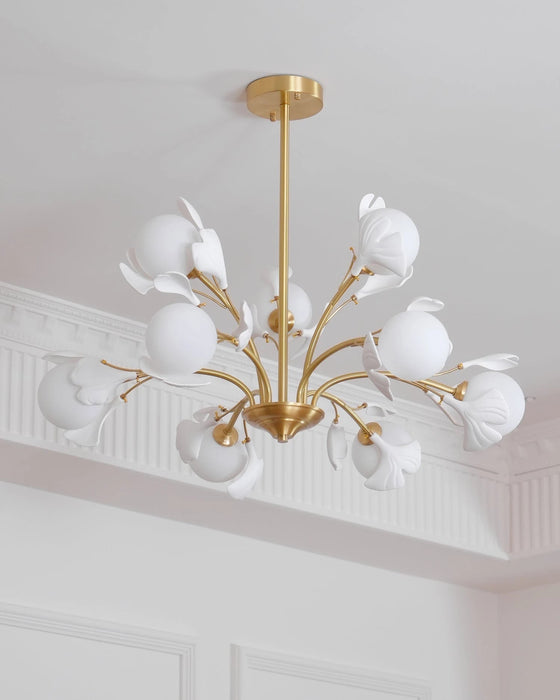 Thalassa Gingko Chandelier - Simprolos