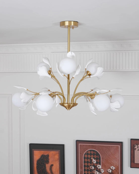 Thalassa Gingko Chandelier - Simprolos