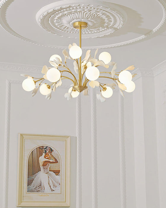 Thalassa Gingko Chandelier - Simprolos