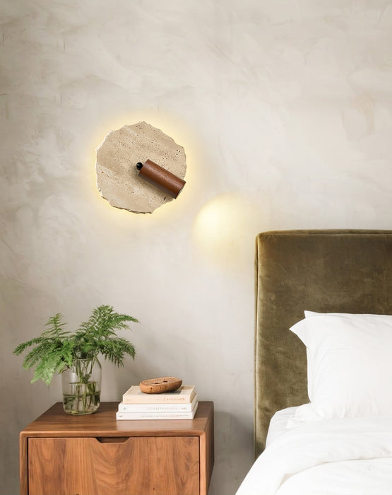 Thalos Travertine Wall Light - Simprolos