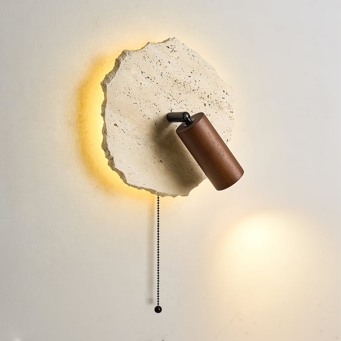 Thalos Travertine Wall Light - Simprolos