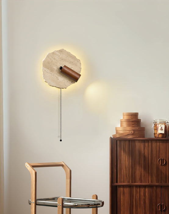 Thalos Travertine Wall Light - Simprolos