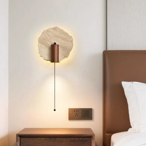 Thalos Travertine Wall Light - Simprolos