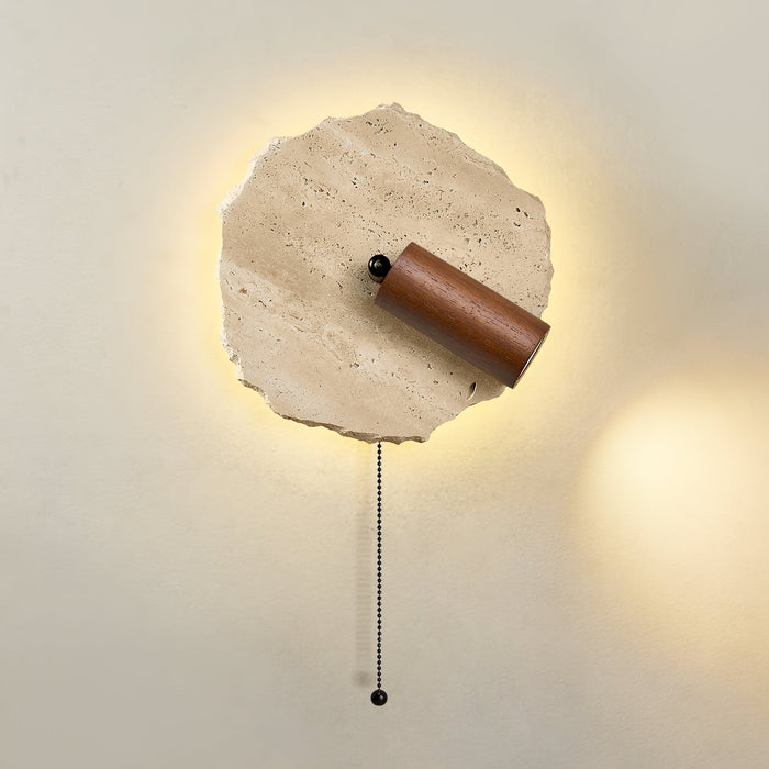 Thalos Travertine Wall Light - Simprolos