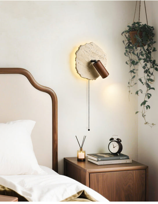 Thalos Travertine Wall Light - Simprolos
